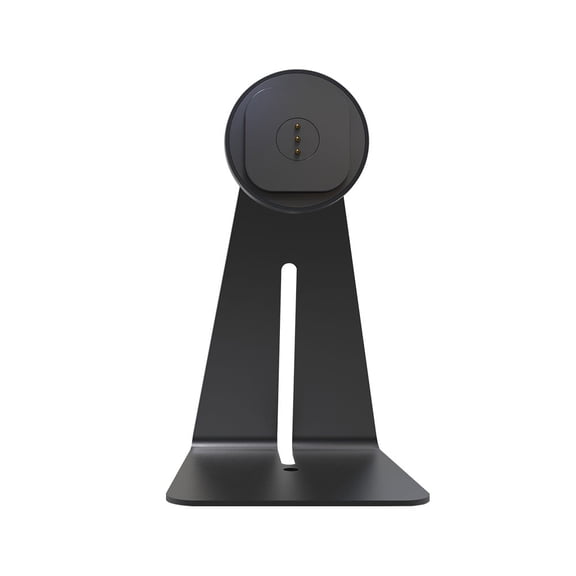 EMONITA Magnetic Charging Stand 18W Fast Charging for iPad, L Shape Sturdy Metal Base, Strong Magnets, 90 Tilt- Black(Accessories Only)