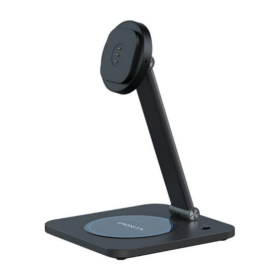 EMONITA Wall Mount Chager 45W Fast Charging Foldable Stand for iPad Charging - Black