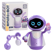 emotoBOT LEX-C Interactive Robot Kids  Toy, Touch-and Sound-Responsive Robot with Motion, 100+ Ways to Play, No Wi-Fi, No AI, Rechargeable, Ages 6 up