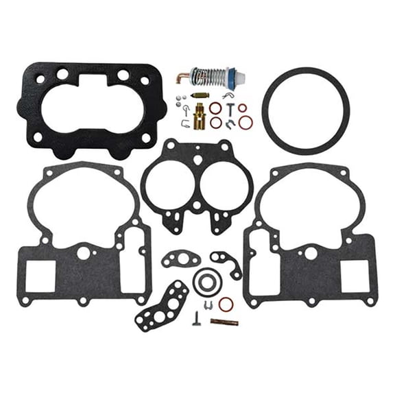 EMP 1300-03683 Carburetor Repair Kit for OMC 2.3-3.0L 4-Cyl, 85-130 HP, 3.8-4.3L V6, 160-170 HP, 5.0-7.4L V8, 185-385 HP GM Engines