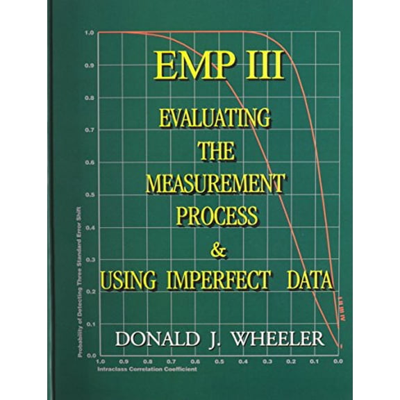 Pre-Owned EMP III (Evaluating the Measurement Process): Using Imperfect Data (Hardcover) 0945320671 9780945320678