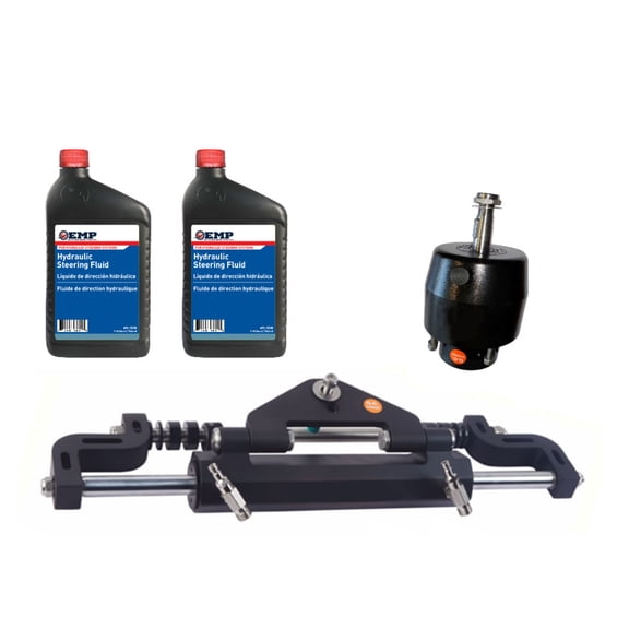 EMP OH-350-OT-EMP Hydraulic Steering Kit for Engines Up to 350 HP - Includes Helm and Cylinder