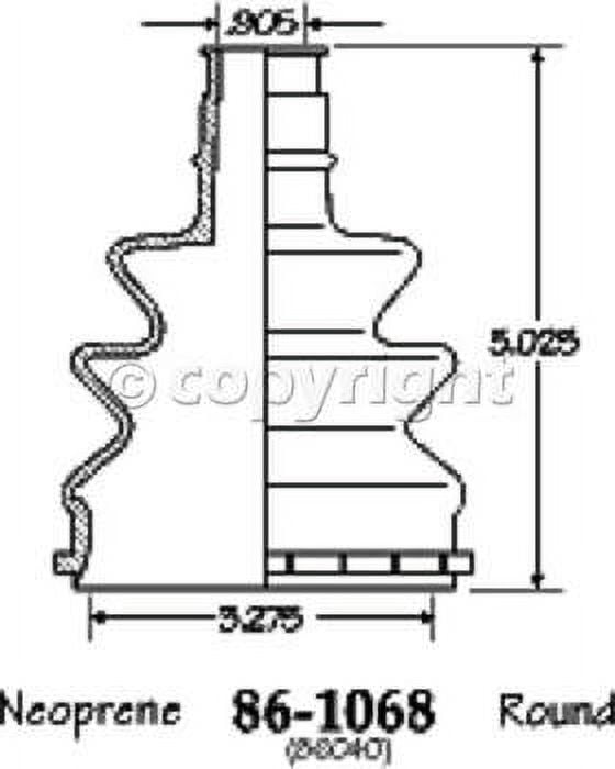 EMPI 861068D CV Boot