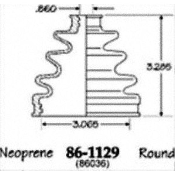 EMPI 86-1129D CV Joint Boot Kit