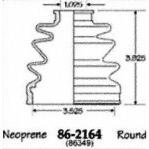EMPI 86-2164D CV Joint Boot Kit