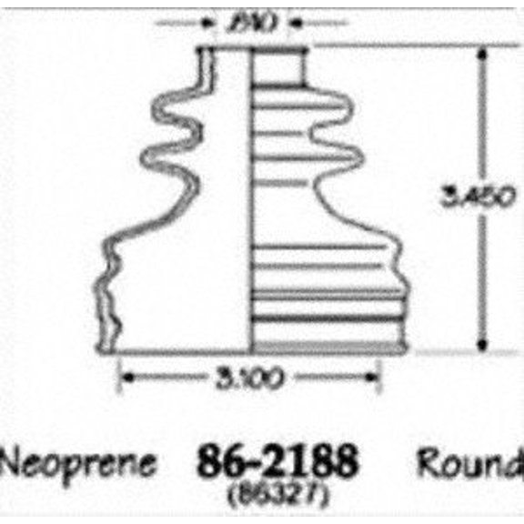 Empi 86-2188D CV Boot Kit
