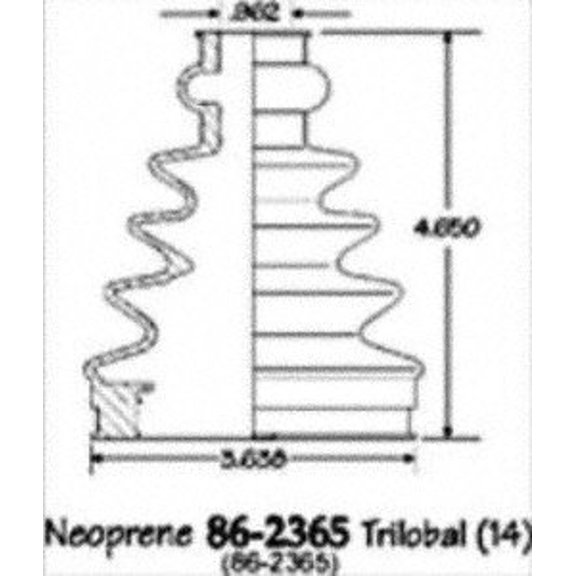 Empi 86-2365D CV Boot Kit