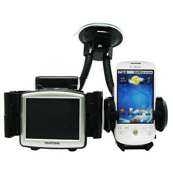 EMPIRE Adjustable Car Windshield Mounts(Black) for RIM BlackBerry Phones [EMPIRE Packaging]
