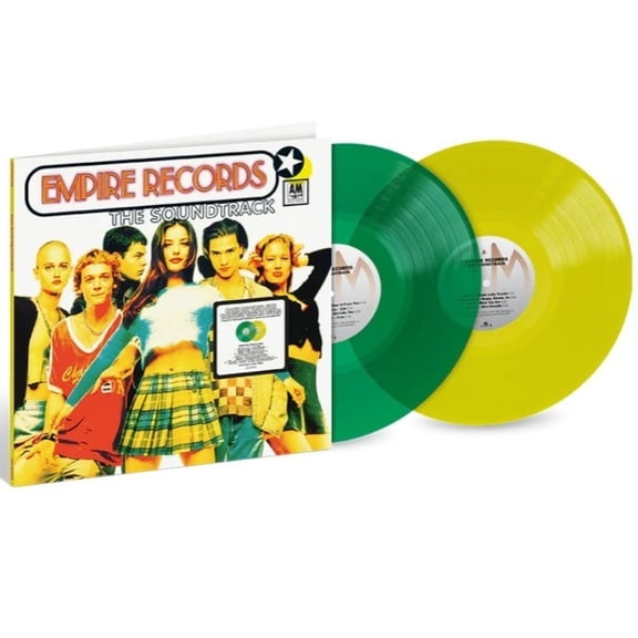 EMPIRE RECORDS Soundtrack Translucent Emerald Green / Lemonade Yellow Vinyl 2025