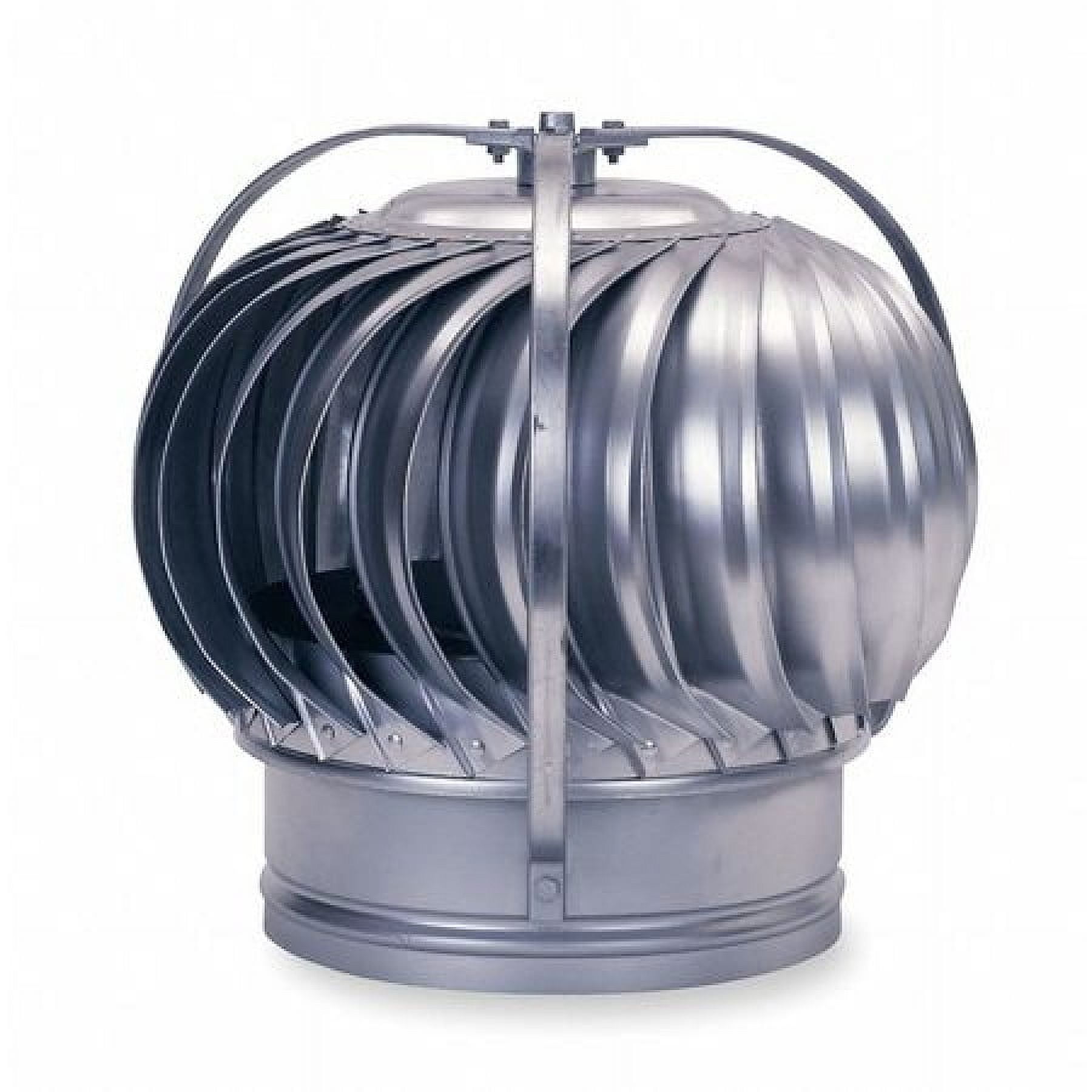 Empire Turbine Ventilator,  External,  6" Throat Dia.,  147 CFM @ 4 MPH Wind