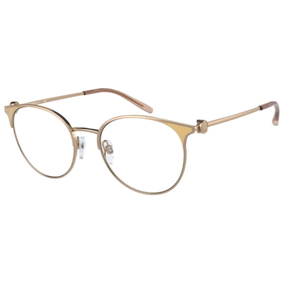 EMPORIO ARMANI EA1118 3011 Irregular Rose Gold Demo Lens 51 mm Womens Eyeglasses