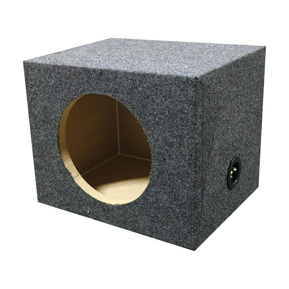 EMPTY WOOFER BOX 12" SQUARE QPOWER