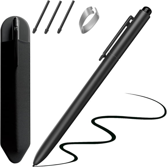 EMR Stylus Compatible with Remarkable 2, Replacement with Eraser, 4096 Pressure Levels, Tilt Support, Palm Rejection, for Remarkable/Samsung/Kindle Scribe Devices(3 Pen Tips)