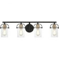thumbnail image 1 of Transitional Bath Vanity 8.75 Inches High-Matte Black Finish Quoizel Lighting Emr8604mbk, 1 of 8