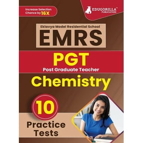 EMRS PGT Chemistry Exam Book 2023 (English Edition) - Eklavya Model Residential School Post Graduate Teacher - 10 Practi, (Paperback)