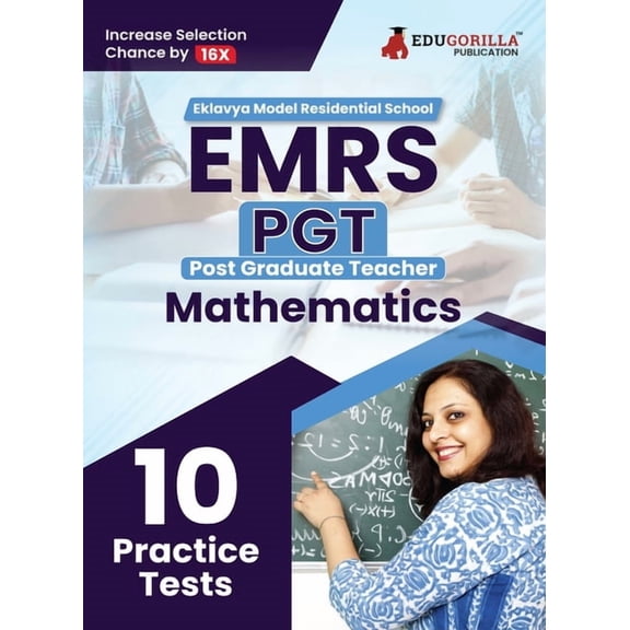 EMRS PGT Mathematics Exam Book 2023 (English Edition) - Eklavya Model Residential School Post Graduate Teacher - 10 Prac, (Paperback)