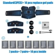 thumbnail image 1 of EMS Ab Stimulator Belt, Portable Abs Toning Belt with 6 Modes & 15 Intensity Levels, Muscle Toner and Massage Device for Home, Office & Travel, Lightweight Fitness Gear for Men & Women, 1 of 11