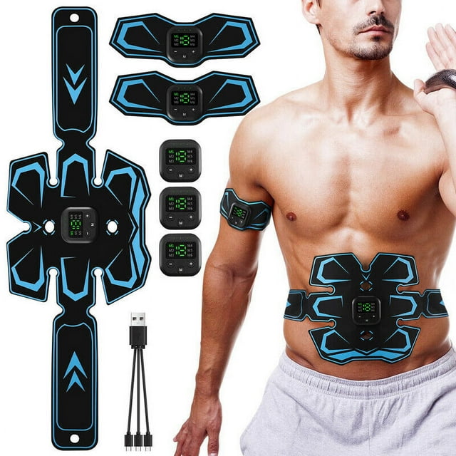 EMS Abs Stimulator Muscle Abdominal Toner Trainer Belt Fitness Workout