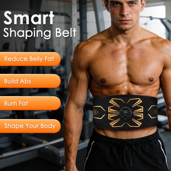 Flaremore EMS Abs Stimulator,Ultimate Muscle, Arm and Leg Trainer, Trainer Conditioner,6 Modes 10 Levels, Abs Muscle Training Gear Muscle Toner for Men Women Portable Fitness Workout Home Equipment