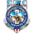 thumbnail image 1 of EMS Badge Of Honor EMS White vinyl Reflective Decal 2In, 1 of 1