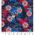 thumbnail image 1 of Cotton Rescue Abstract Logos E.M.S Emergency Response Team Medical Red Blue Officially Licensed by Sykel Enterprises Multicolor Cotton Fabric Print by the Yard (1180RES), 1 of 2