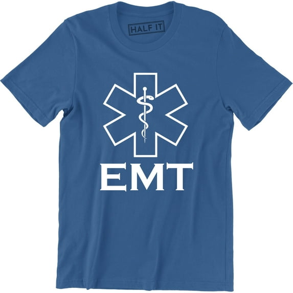 EMS EM Emergency Medical Service Emt Parmedic Prayer Snake Men's T-Shirt