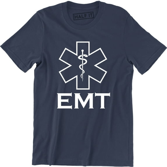 EMS EM Emergency Medical Service Emt Parmedic Prayer Snake Men's T-Shirt