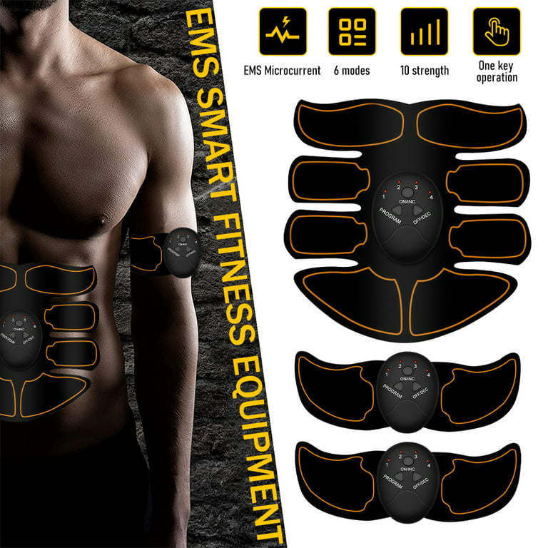 Black EMS Muscle Toning & Stimulator Kit