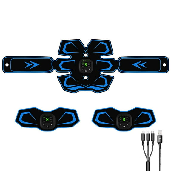 EMS Electric Smart Trainer Belt USB Rechargeable Electric Body Slimming Massager