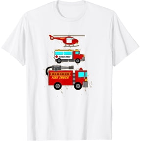 EMS Fire Truck Ambulance Rescue Helicopter Shirt Gift