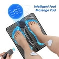 thumbnail image 1 of EMS Foot Massage Pad, Pulse Foot Therapy Pad for Neuropathy Foot Massager with Remote Control, 4 Body Pads, 2 in 1 Back Massager and Leg Foot Massager with 8 Modes, 19 Levels, 1 of 9