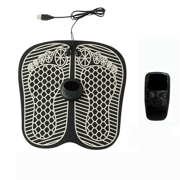 EMS Foot Massager Foot Spa for Strain and Circulation, Electric Acupuncture Point Foot Massagers with 8 Modes & 15 Intensity Levels, Gifts for Parents