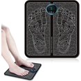 EMS Foot Massager Leg Reshaping Mat Pad Blood Relief Pains Rechargeable