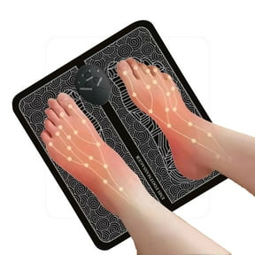 EMS Foot Massager Mat, Electronic Foot Muscle Stimulator For Circulation Support And Foot Relaxation, Portable Acupuncture Massage Pad For Home Office Daily Recovery Wellness Care