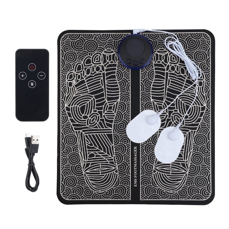 EMS FOOT MASSAGER フットマッサージャー EMS Foot Massager Mat, Portable Foot Massager Pad Foot Stimulator