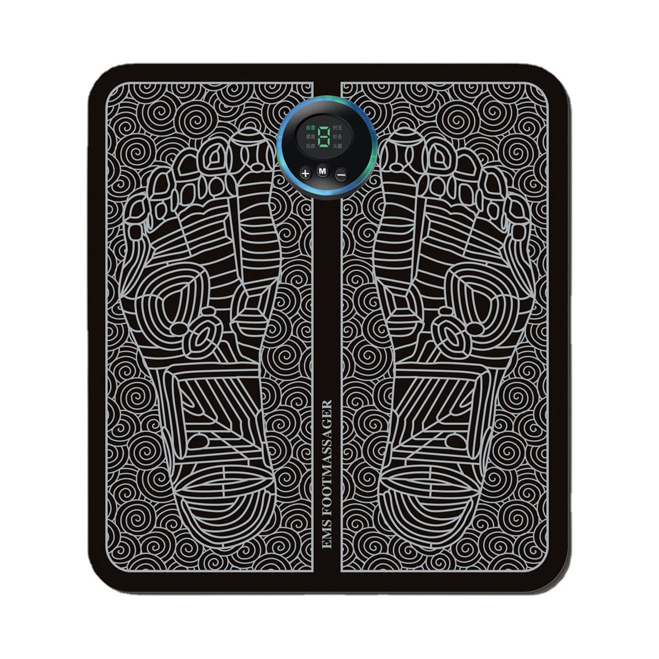 EMS Foot Massager, Portable Electric Feet Acupuncture Mat for Plantar