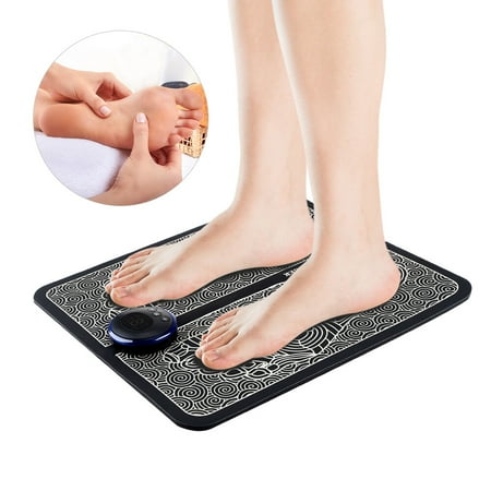 EMS Foot Massager,USB Rechargeable,Electric Foot Stimulator Massager,6 Modes 9 Intensity, Improves Circulation, Anti Fatigue Sore,Feet Relief Device