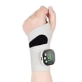 thumbnail image 1 of EMS Hand & Wrist Massager with Heat, Portable Wrist Brace for Carpal Tunnel & Tendonitis Relief, 10 Modes 29 Intensity Levels Hand Training Device, 1 of 8