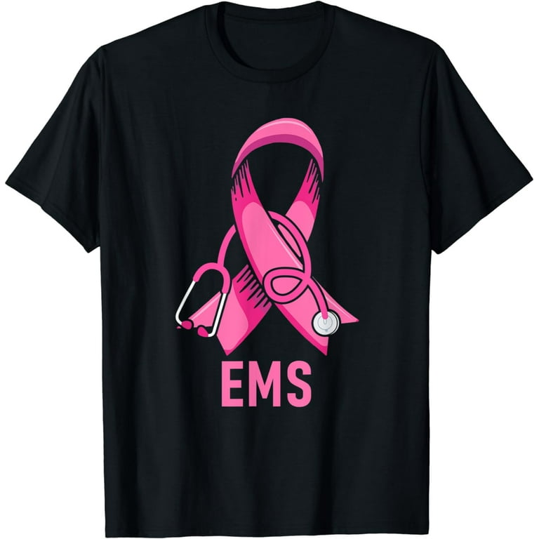 Nurse Breast Cancer Awareness Pink Ribbon Stethoscope Heart T-Shirt Nurse Breast Cancer Awareness Pink Ribbon Stethoscope Heart T-Shirt