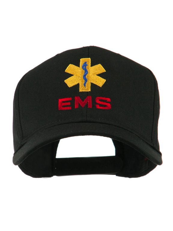 EMS Logo Embroidered Cap - Black OSFM