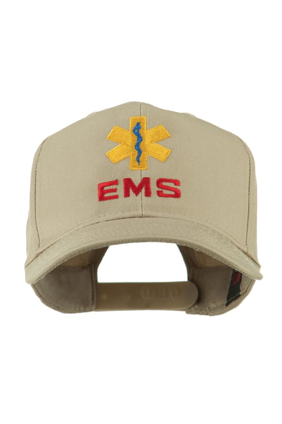 EMS Logo Embroidered Cap - Khaki OSFM