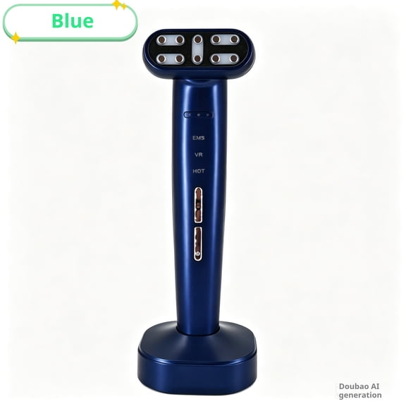 EMS Micro Current Eye Beauty Device Massage Color Light Vibration Warmth Eye Care Instrument Home Use