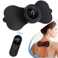 thumbnail image 1 of EMS Microcurrent Mini Massager Machine, 3 Heat 6 Modes 19 Intensity Levels, Wireless Pulse Muscle Stimulator with Remote Control for Neck Back Shoulder Leg, 1 of 12