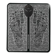 EMS Reshaping Foot Massager Mat Pad, TeqHome Foldable Foot Massage Mat with 6 Modes 10 Intensity Levels for Pain Relief