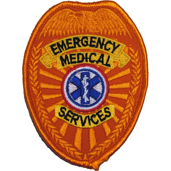 EMS Shield Patch Black & Yellow Patch