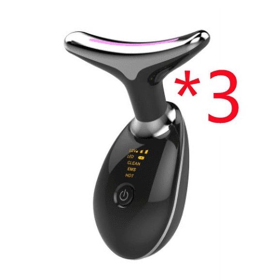 EMS Thermal Neck Lifting And Tighten Massager Electric Microcurrent Wrinkle Remover LED Photon Face Beauty Device For Woman