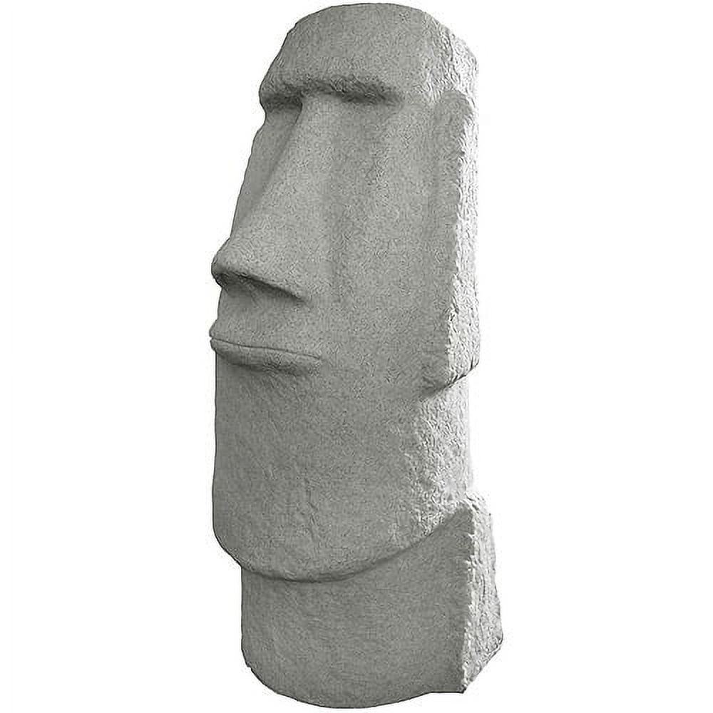 EMSCO Easter Island Head 28" Garden Statue Natural Granite Appearance 28” Height