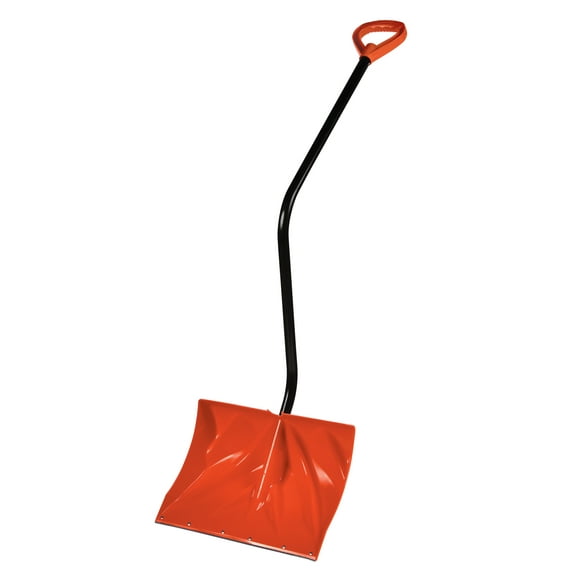 EMSCO Group - Bigfoot Premium Polyethylene Snow Shovel with Metal Lifesaver Handle and Metal Edge