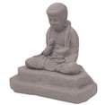 thumbnail image 1 of EMSCO Meditating Buddha Resin Statue, Granite Appearance, 24” Height, 1 of 3