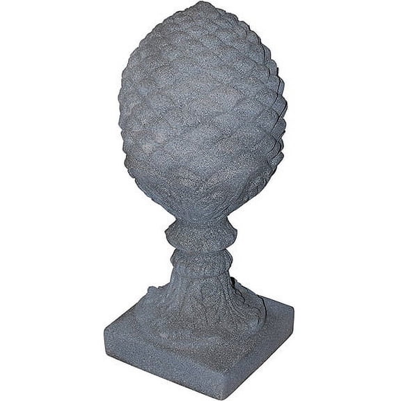 EMSCO Pineapple Statue – Natural Granite Appearance – Made of Resin – Lightweight – 23” Height